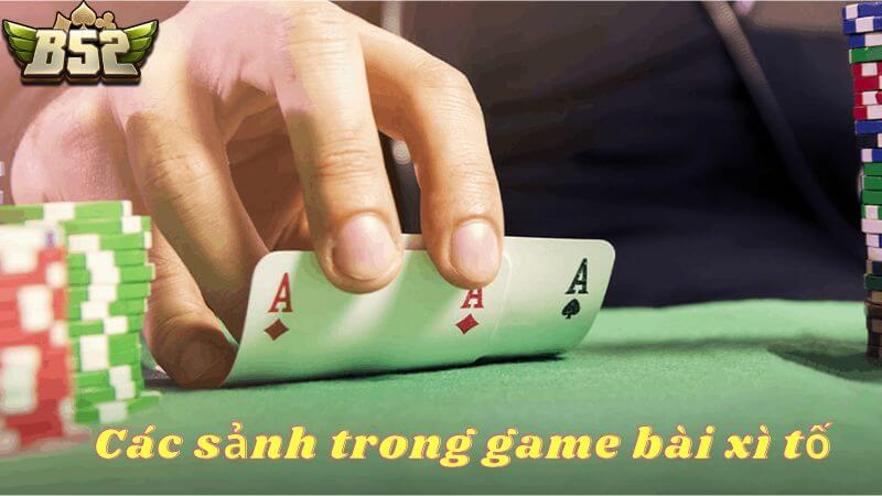 Một số tay bài trong game xì tố 5 cây 