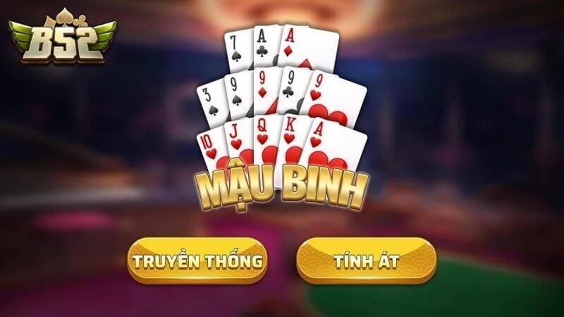 Game bài Mậu binh trong app đánh bài kiếm tiền online