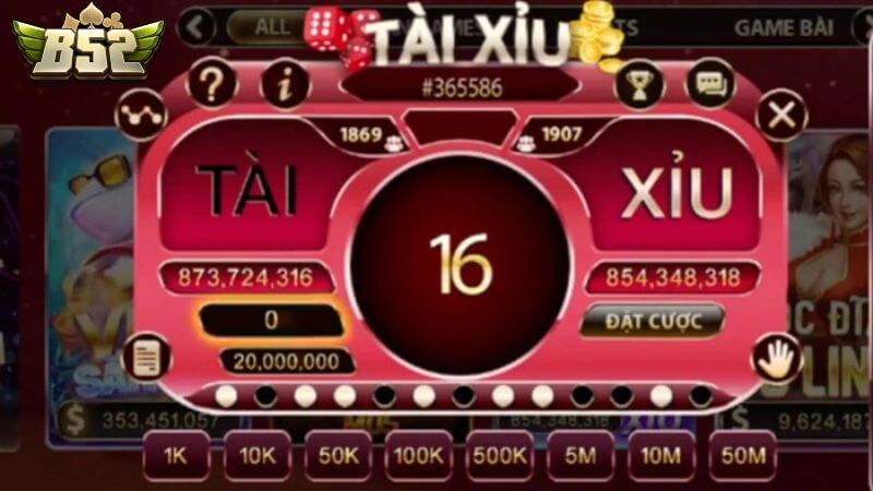 Game thủ nên chơi  game tài xỉu uy tín rút tiền tại B52 Club